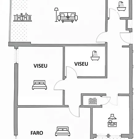 아파트 Miami De Portugal *